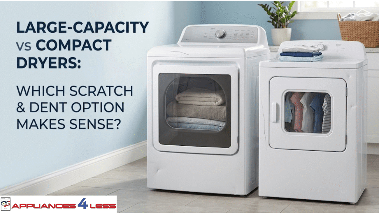Large-Capacity vs Compact Dryers