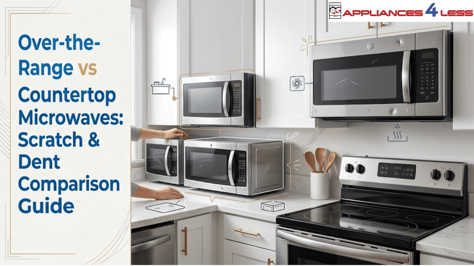 Over-the-Range vs Countertop Microwaves